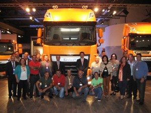 Grupo de transportistas de las islas